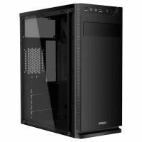 Корпус GINZZU A250 Black, ATX, No PSU, 2xU2, Acryl Side