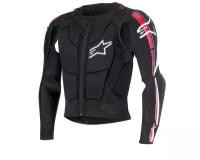 Мотозащита тела ALPINESTARS BIONIC PLUS JACKET (черно-красно-белый, 132, M)