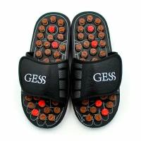 Акупунктурный массажные тапочки для ног GESS массажные тапочки uFoot (XL 44-45), GESS-204 XL