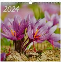Календарь 2024г 320*320 "Цветы. 7" настенный, на спирали