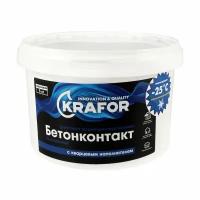 Грунтовка Бетонконтакт KRAFOR 3 кг