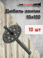 Дюбель для теплоизоляции 10х100 с пластиковым стержнем