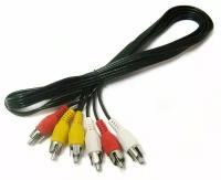 Шнур 3RCA–3RCA, 1.2м, CADENA