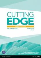 Cutting Edge 3rd Edition Pre-Intermediate Workbook with Key