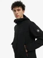 Куртка TOREAD Men's hooded polar soft shell coat, размер 52, черный