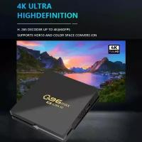 "TVBOX 64" - 4K TV Android Box с процессором 64 бит, USB и Ethernet