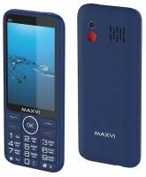 Телефон MAXVI B35, 2 SIM, синий