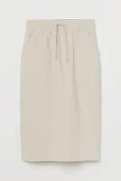 Юбка H&M для женщин, цвет Бежевый, размер XL