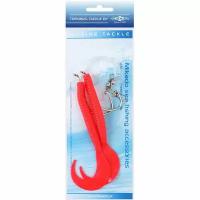 Микадо Морская оснастка Mikado PILK D-TWIST RIG 14см,, крючок № 8/0 (2шт.) RED ()