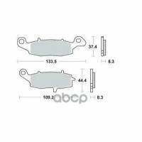 Колодки Тормозные Дисковые Передн Kawasaki: 400 11-, Zrx 400 96-97, Er-5 500 01-, Er-6 650 06-, Kle 650 07-, Klr 650 95-04, Z