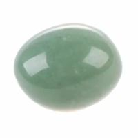 Камень натуральный "Зеленый Авантюрин", галтовка (10-15 г, 23-28 мм)