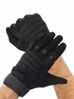 Перчатки тактические новые с 3 полосами цвет черный (размер: xl)