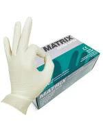 Перчатки медицинские диагностические латексные MATRIX Extra Latex 100 шт L