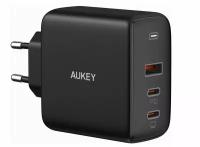 Зарядное устройство Aukey Omnia 90W 3-Port with GaN Fast Technology & PD 3.0 USB-C