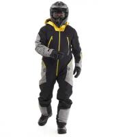 Комбинезон снегоходный утепленный DragonFly EXTREME 2.0 Man Black-Yellow-Grey 2024, L