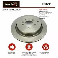 Тормозной диск Kortex для Land Rover Discovery III / Range Rover SPORT 04- зад. вент.(d-350mm) OEM DF4342S, KD0295, SDB000642, SDB000643, SDB000644