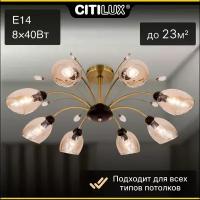 Citilux Комета CL108185 Люстра потолочная Бронза Венге