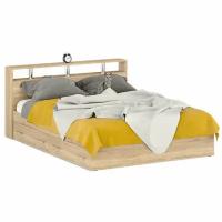 Кровать Камелия с ящиками 1600, цвет дуб сонома