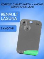 Корпус смарт карты ключа зажигания автомобиля с 2 кнопками для Рено Лагуна 2 / Renault Laguna 2