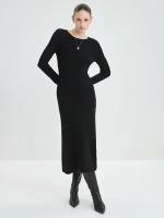 Zarina Трикотажное платье, цвет Черный, размер S (RU 44), 4122616516-50