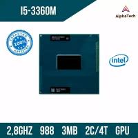 Процессор для ноутбука Intel Core i5 3360M (2,8 ГГц, PGA 988, 3 Мб, 2 ядра)