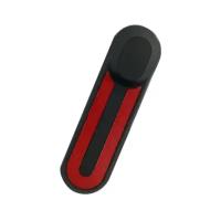 Декоративная заглушка (катафот) передняя для электросамоката Xiaomi m365 / m365 PRO / Aovo M1 и тд, черный, наклейка, без винтов