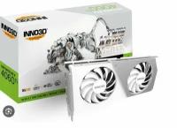 Видеокарта Inno3D RTX 4060 Ti Twin X2 OC WHITE//RTX4060Ti, HDMI, DP*3, 16G,D6