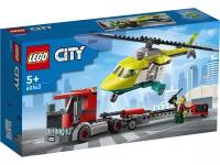 Конструктор LEGO City Great Vehicles 60343 Грузовик для спасательного вертолёта