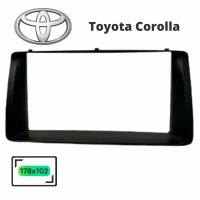 Переходная рамка для 2 din автомагнитолы на TOYOTA Corolla (2001-2006) - RP-TYCR9