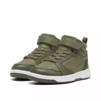 Ботинки детские PUMA Rebound V6 Mid, р-р 34, длина стопы 20.5 см, длина стельки 21.5 см, горчичный