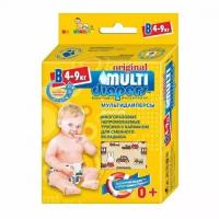 Трусики-подгузники MULTI-DIAPERS р.B (4-9 кг) арт:1В.розовыйА