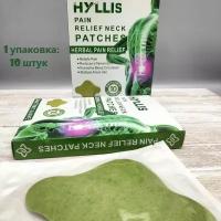 Пластырь обезболивающий противовоспалительный Hyllis / патч поясничный травяной 10 шт. в упаковке