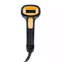 Проводной сканер штрих-кодов YHDAA 2D Wired Barcode Scanner YHD-1100D Yellow