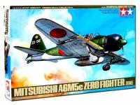 61027 Tamiya Японский лёгкий истребитель Mitsubishi A6M5C Type 52 Zero Fighter (Zeke) (1:48)