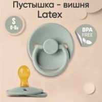 Пустышка Paomma с соской из натурального латекса, S (0-6 мес), Sage