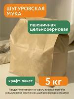 Мука пшеничная высший сорт Шугуровская, 5 кг крафт-пакет