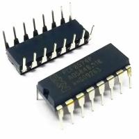 PCF8574P, Расширитель цифровых входов/выходов для шины I2C [DIP-16 / SOT-38-4]