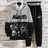 Спортивный костюм NARUTO для настоящих фанатов аниме, цвет серый, размер 140