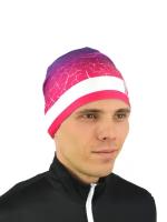 Шапка EASY SKI Спортивная шапка, размер M, фиолетовый, розовый