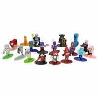 Набор фигурок Jada Toys Nano Metalfigs: Майнкрафт (Minecraft) (Wave 7) (18 штук) (33424) 4 см