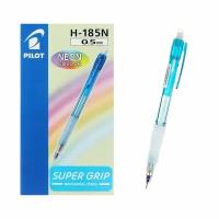 Карандаш механический 0.5 мм Pilot Super Grip Neon рез. упор, синий 10139953