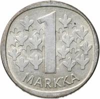 Финляндия 1 марка (markka) 1964 S