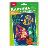 Картина LORI из пайеток Рыбки