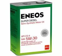 Масло моторное ENEOS CG-4 Super Diesel 5W30 п/с 4л