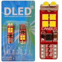 Светодиодная автомобильная лампа T10 - W5W - 12 SMD 3030 Бренд DLED (2шт.)