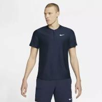 Мужское теннисное поло Nike Court Dri Fit Advantage Tennis Polo синее CV2499-451 S