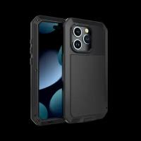 Чехол для iPhone 15 Pro Max, LunaTik Taktik Extreme ударопрочный цвет Jet Black