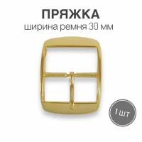 Пряжка для ремня 30 мм (38 мм), золотой, 1 шт (тип 2)