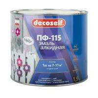 Пуфас Эмаль ПФ-115 коричневая Decoself (1,9кг-1,4л)