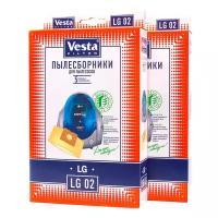 Пылесборники 2 упак (всего 10 шт) бумажные Vesta filter LG02